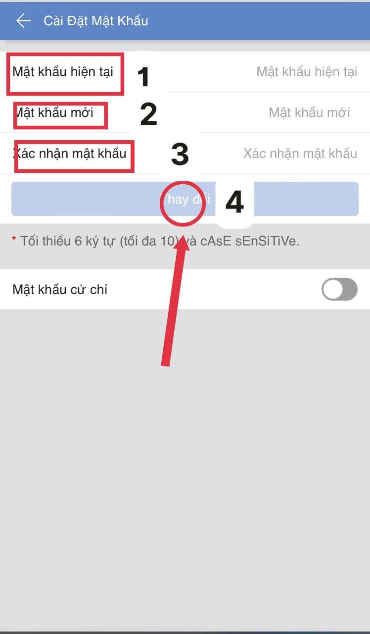 Cách đổi mật khẩu viva88 6 cách đổi mật khẩu viva88