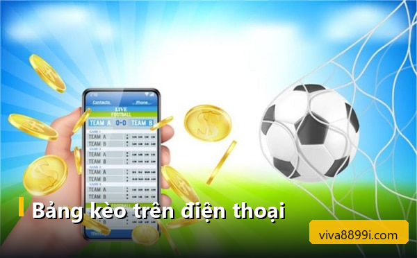 Viva88 là gì? Toàn cảnh Viva8899 từ đăng ký, sảnh cược đến nạp rút 2 Bàn tay cầm điện thoại hiện danh sách kèo bóng đá trực tiếp, đồng xu và quả bóng bay quanh