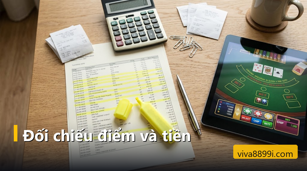 Lịch sử cược Viva88: tra phiếu, đọc lệnh nạp rút và đối chiếu điểm giữa các sảnh 5 Bàn làm việc với bảng giao dịch tô vàng, máy tính bỏ túi và máy tính bảng bàn bài