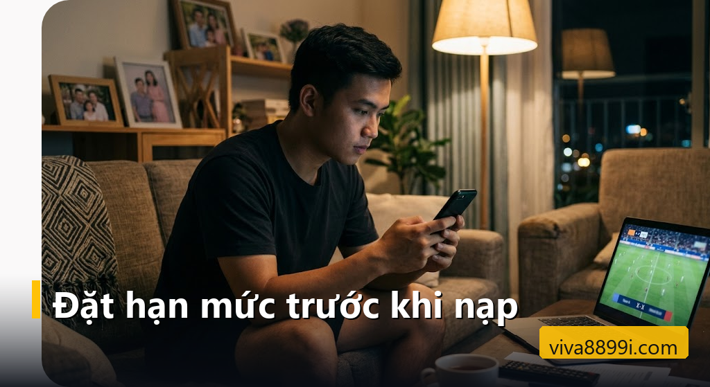 Nạp rút Viva88 từ A đến Z: hạn mức, mốc 12 giờ trưa và cách để lệnh không bị treo 6 Người chơi xem số dư tài khoản cược trên điện thoại, laptop chiếu trận bóng trực tiếp