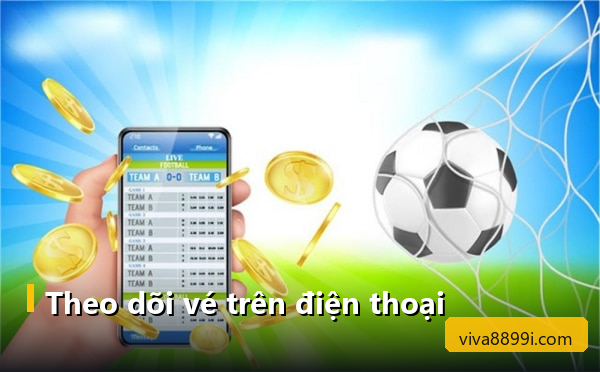Lịch sử cược Viva88: tra phiếu, đọc lệnh nạp rút và đối chiếu điểm giữa các sảnh 6 Điện thoại hiển thị danh sách trận bóng và tỷ số bên cạnh quả bóng